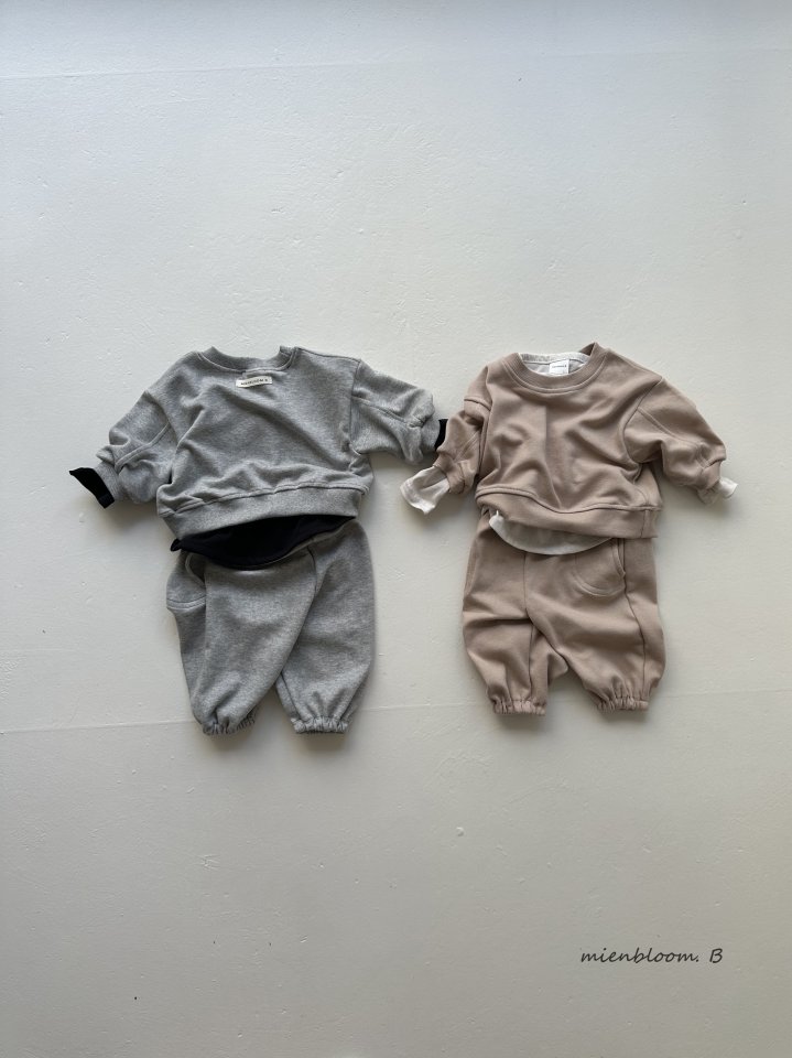 Mienbloom B - Korean Baby Fashion - #babyootd - Bebe Point Jogger Pants - 2