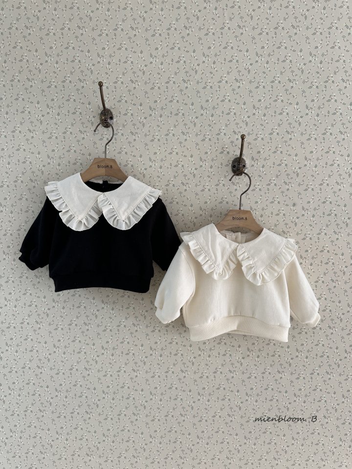 Mienbloom B - Korean Baby Fashion - #babyoutfit - Bebe Noel Collar Sweatshirts - 10