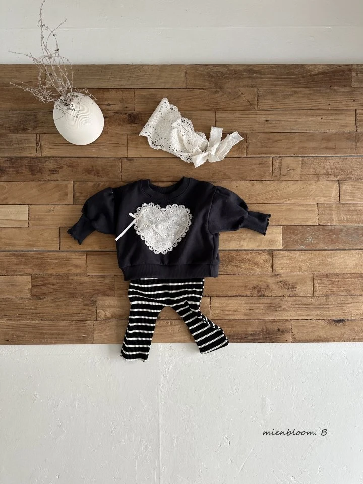 Mienbloom B - Korean Baby Fashion - #babyoutfit - Bebe Hachu Sweatshirts - 8