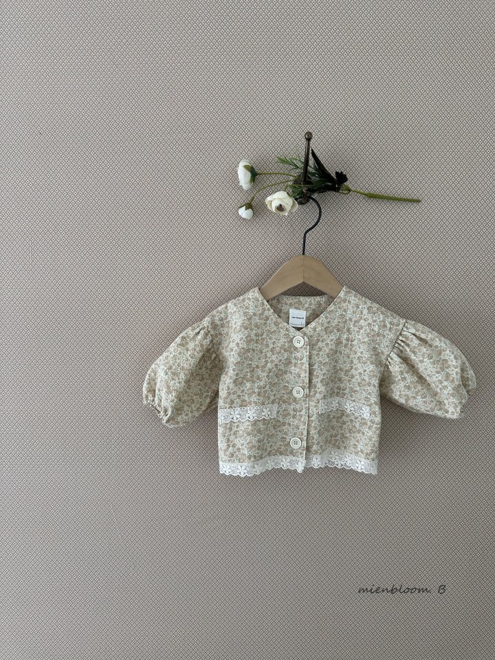 Mienbloom B - Korean Baby Fashion - #babyoutfit - Bebe Ivy Flower Jacket - 6
