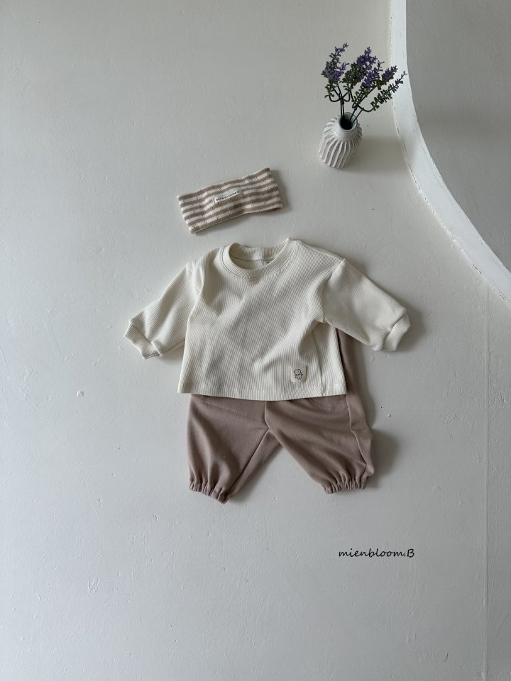 Mienbloom B - Korean Baby Fashion - #babyoutfit - Bebe Point Jogger Pants - 4