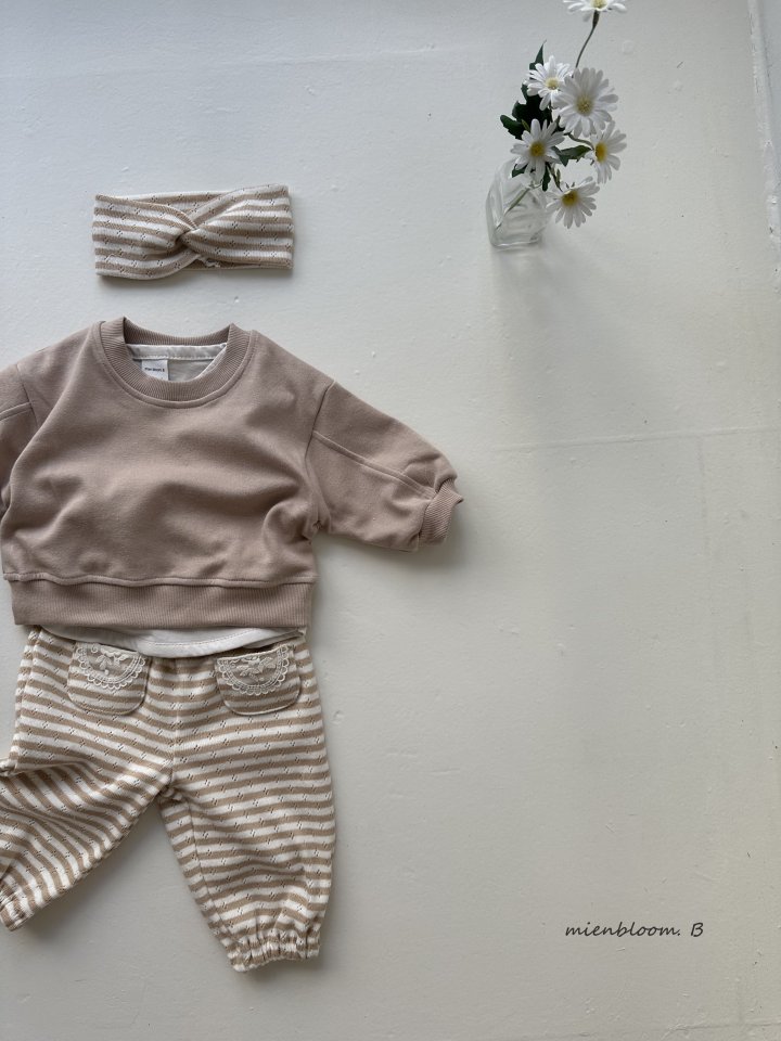 Mienbloom B - Korean Baby Fashion - #babyoutfit - Bebe Point Sweatshirts - 3
