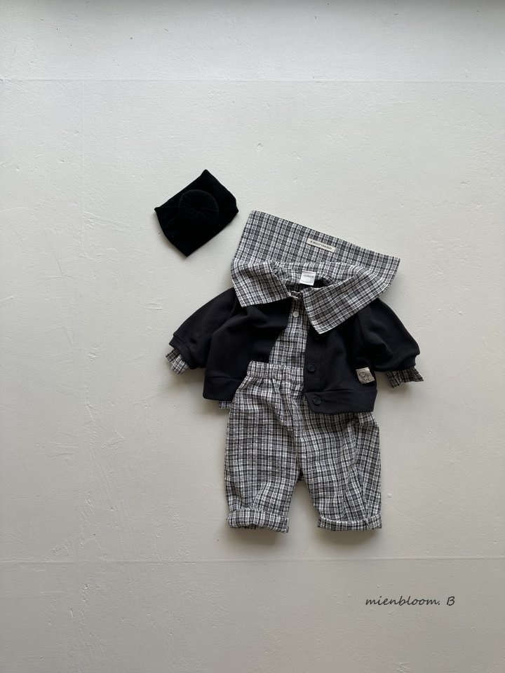 Mienbloom B - Korean Baby Fashion - #babywear - Bebe Checked Daily Pants - 5