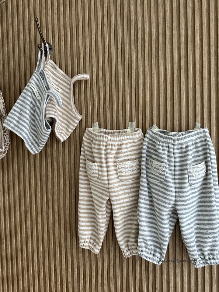Mienbloom B - Korean Baby Fashion - #babywear - Bebe Tamtam Jogger Pants