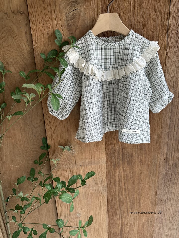 Mienbloom B - Korean Baby Fashion - #onlinebabyboutique - Bebe Checked Mini One-piece - 7