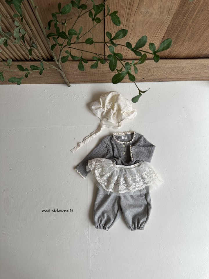 Mienbloom B - Korean Baby Fashion - #onlinebabyboutique - Bebe Point Jogger Pants - 6