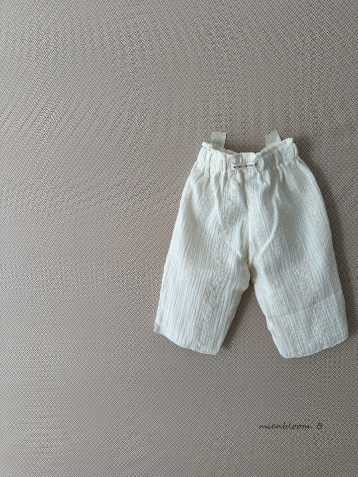 Mienbloom B - Korean Baby Fashion - #onlinebabyboutique - Bebe Jour Embroidery Pants - 2