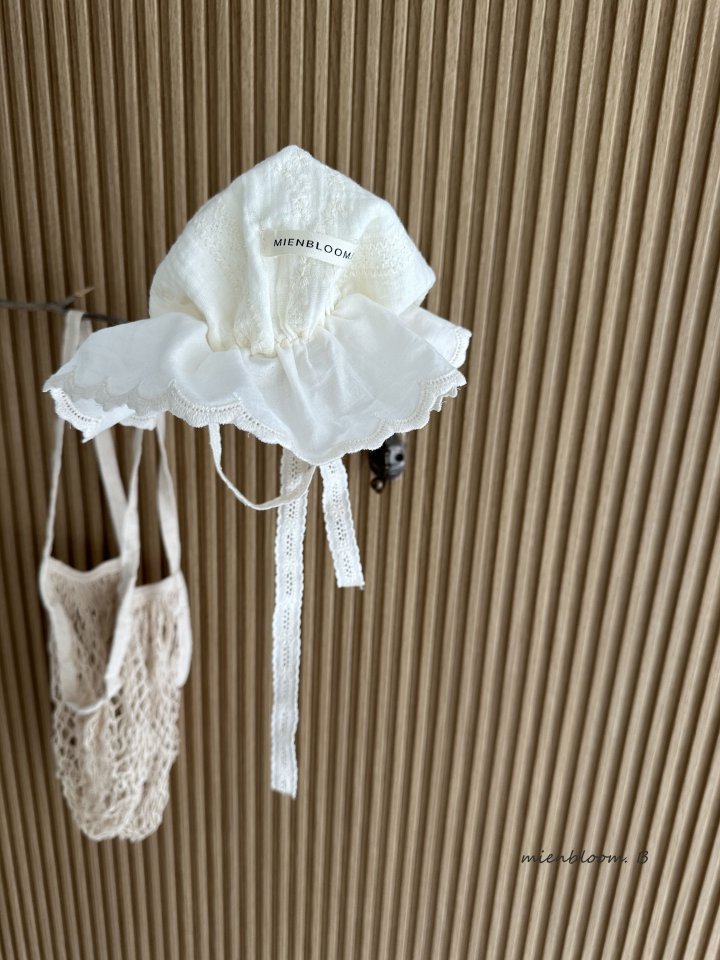 Mienbloom B - Korean Baby Fashion - #onlinebabyshop - Bebe Lace Hat - 3