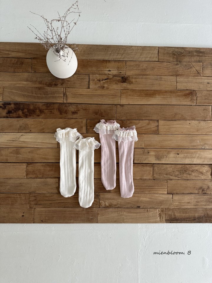Mienbloom B - Korean Baby Fashion - #onlinebabyshop - Bebe Molly Socks