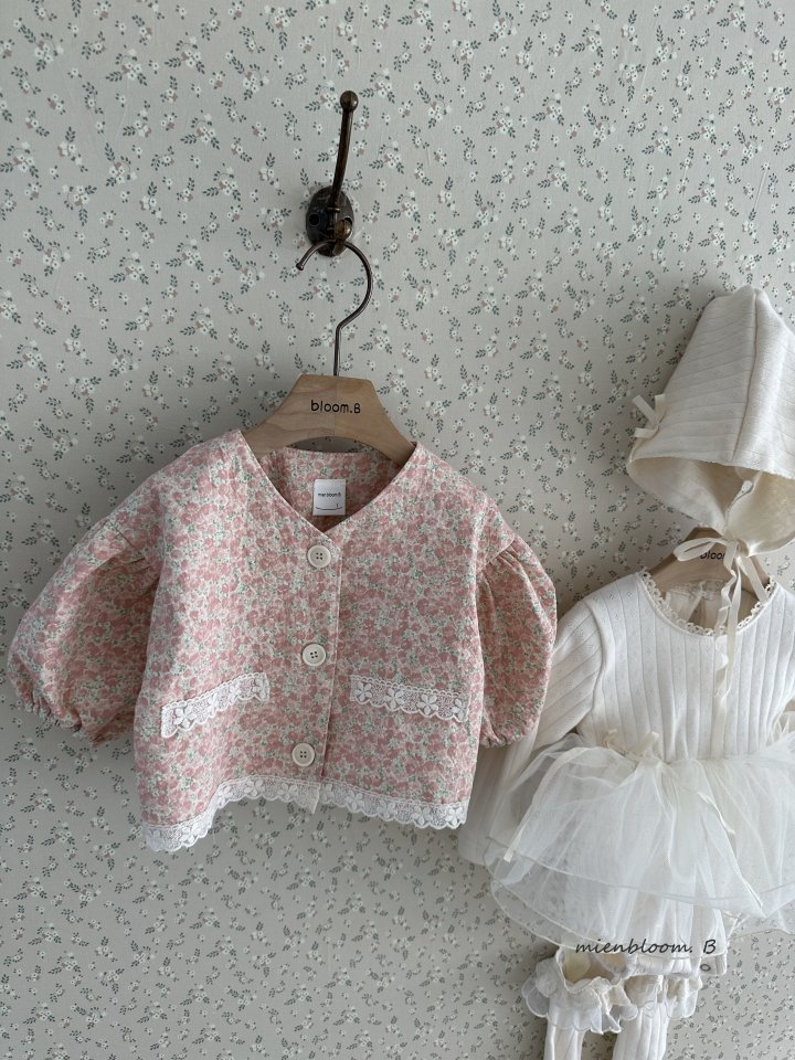 Mienbloom B - Korean Baby Fashion - #onlinebabyshop - Bebe Ivy Flower Jacket - 10