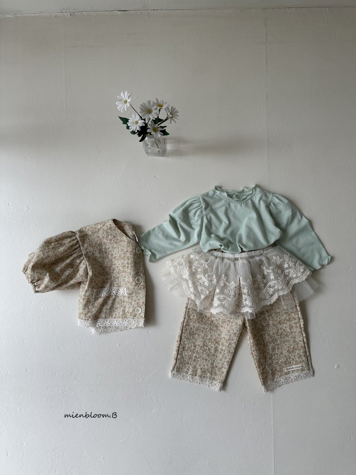Mienbloom B - Korean Baby Fashion - #onlinebabyshop - Bebe Ivy Pants - 9