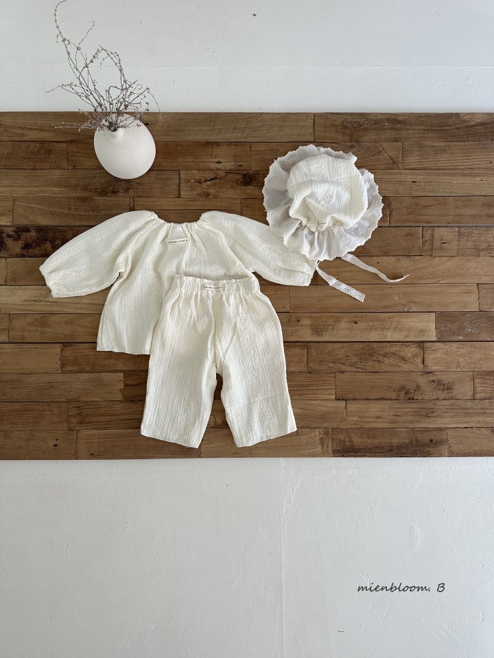 Mienbloom B - Korean Baby Fashion - #onlinebabyshop - Bebe Jour Embroidery Pants - 3