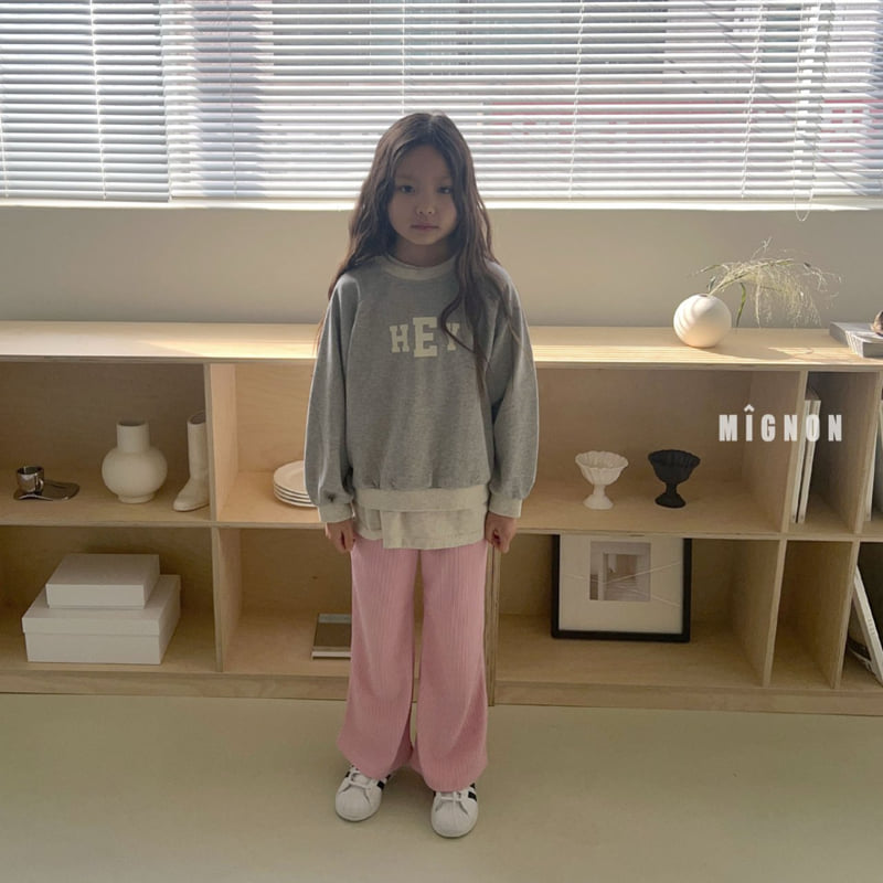 Mignon - Korean Children Fashion - #Kfashion4kids - Hey Raglan Sweatshirts - 9