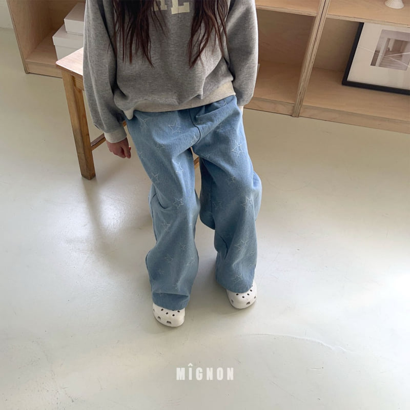 Mignon - Korean Children Fashion - #Kfashion4kids - Star Denim Pants - 8
