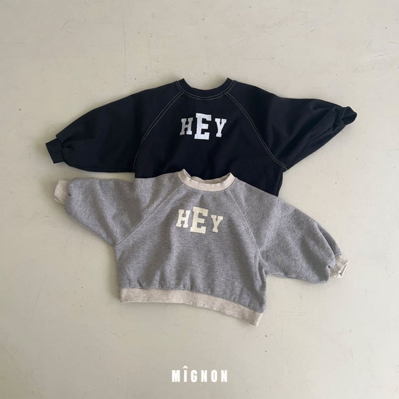 Mignon - Korean Children Fashion - #childofig - Hey Raglan Sweatshirts