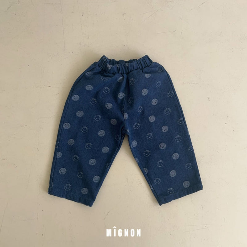 Mignon - Korean Children Fashion - #designkidswear - Smile Denim Pants