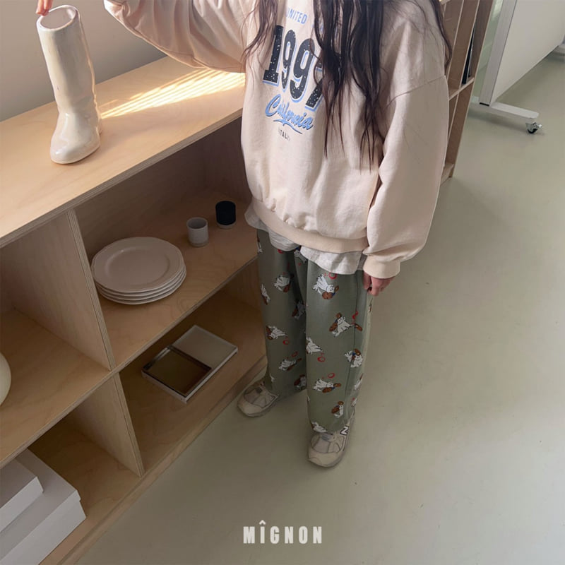 Mignon - Korean Children Fashion - #kidsshorts - Cali Loose Fit Sweatshirts - 3