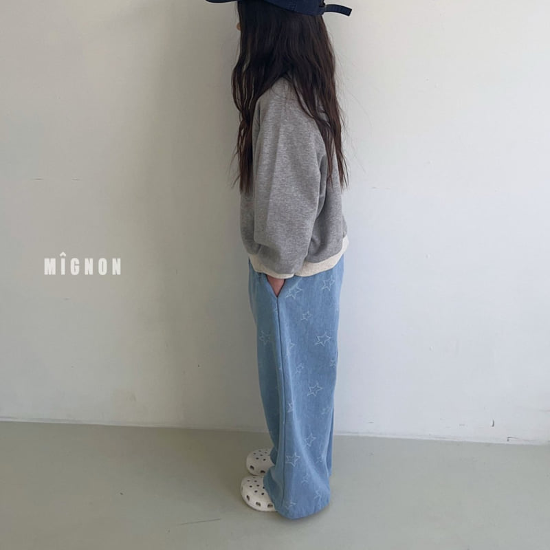 Mignon - Korean Children Fashion - #kidsstore - Star Denim Pants - 6