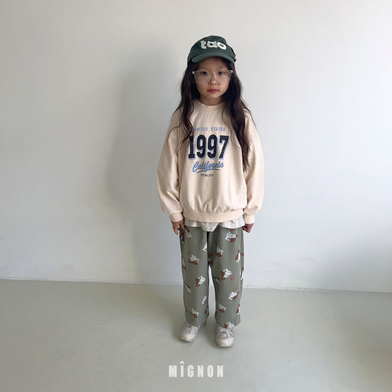Mignon - Korean Children Fashion - #kidsshorts - Cali Loose Fit Sweatshirts - 4