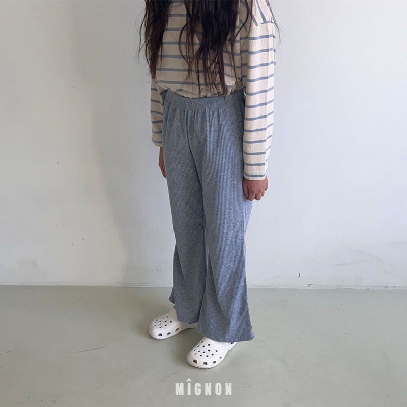 Mignon - Korean Children Fashion - #kidzfashiontrend - Bonbon Ribbed Pants - 11