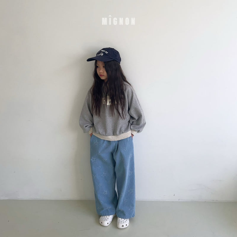 Mignon - Korean Children Fashion - #kidzfashiontrend - Star Denim Pants - 7