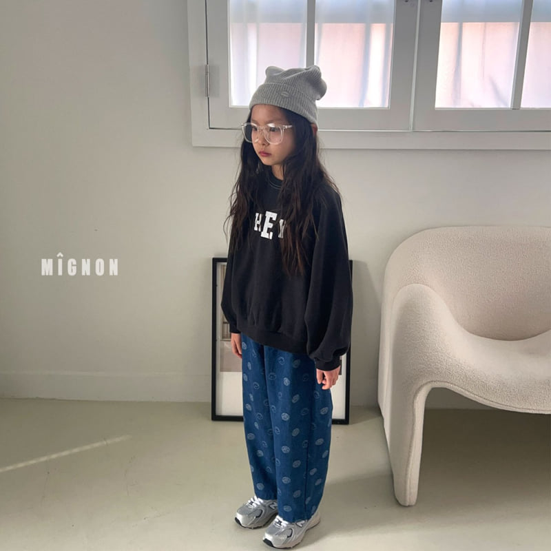 Mignon - Korean Children Fashion - #kidzfashiontrend - Smile Denim Pants - 6