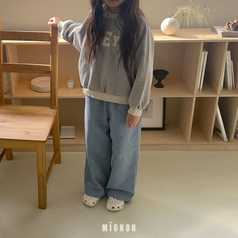 Mignon - Korean Children Fashion - #littlefashionista - Star Denim Pants - 9
