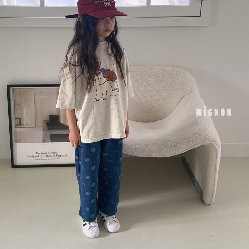 Mignon - Korean Children Fashion - #littlefashionista - Smile Denim Pants - 8