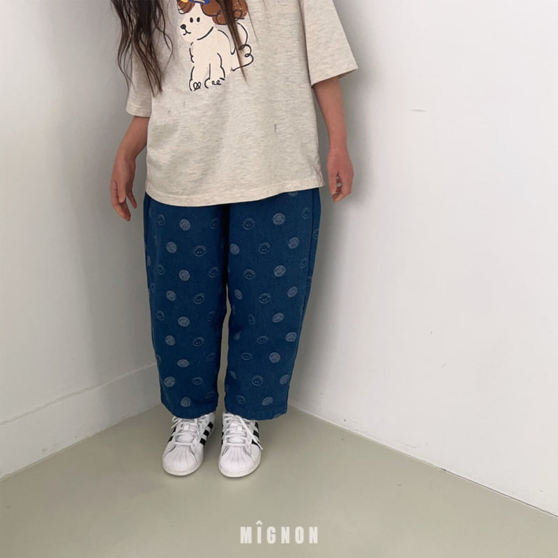 Mignon - Korean Children Fashion - #magicofchildhood - Smile Denim Pants - 9