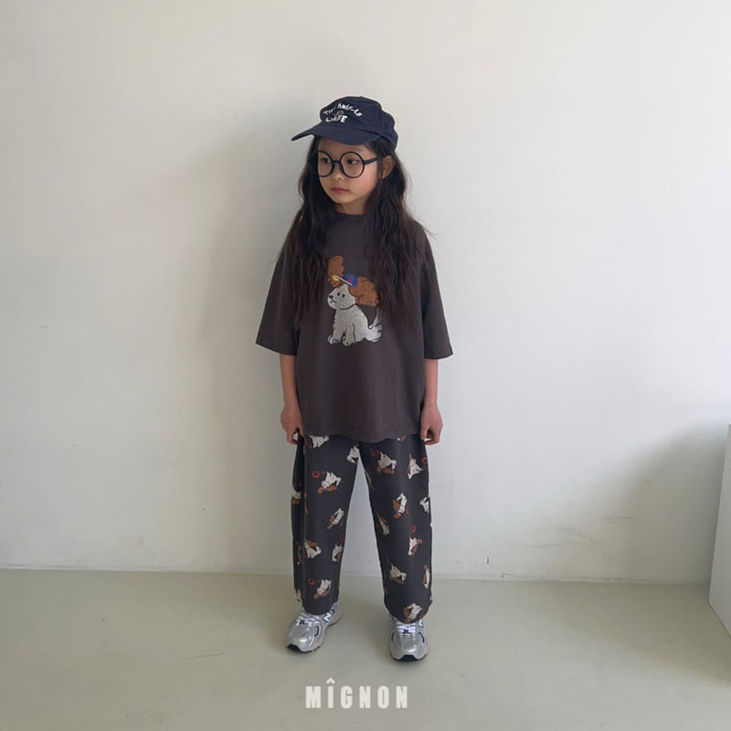 Mignon - Korean Children Fashion - #magicofchildhood - Play Puppy Tee - 7