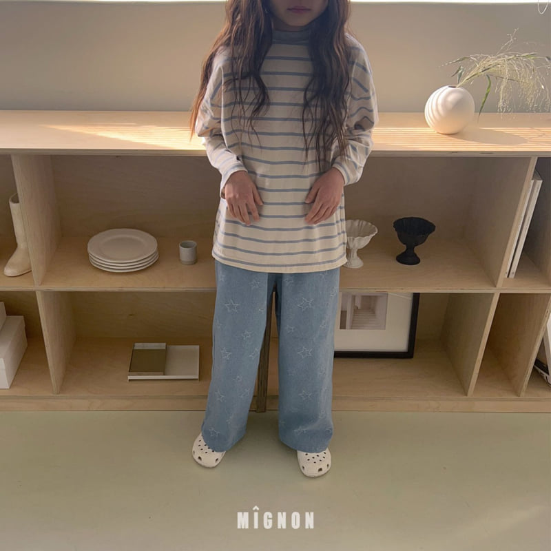Mignon - Korean Children Fashion - #minifashionista - Star Denim Pants - 11