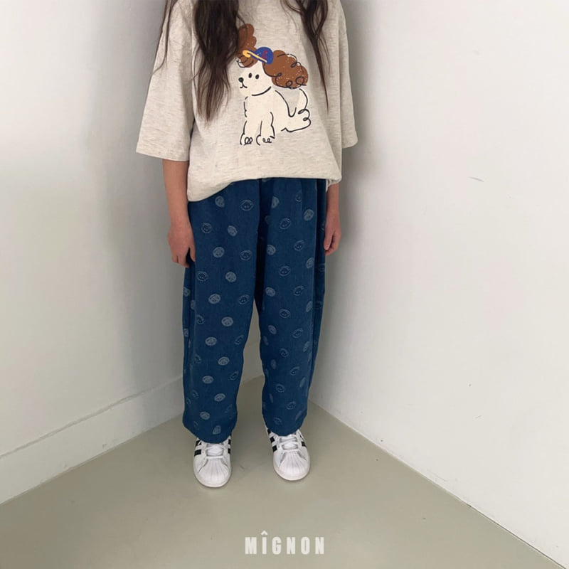 Mignon - Korean Children Fashion - #minifashionista - Smile Denim Pants - 10