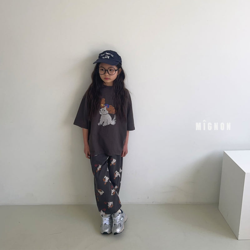 Mignon - Korean Children Fashion - #minifashionista - Play Puppy Tee - 8