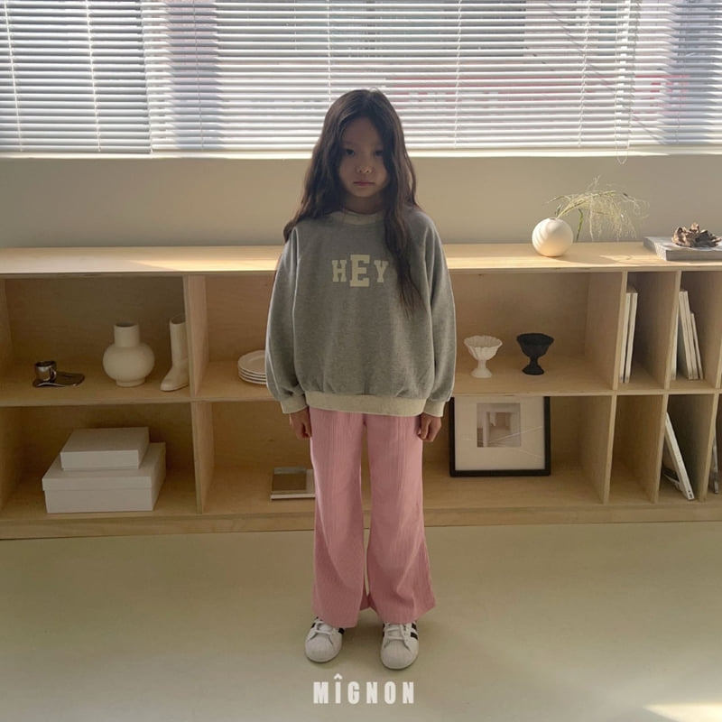 Mignon - Korean Children Fashion - #prettylittlegirls - Bonbon Ribbed Pants - 2