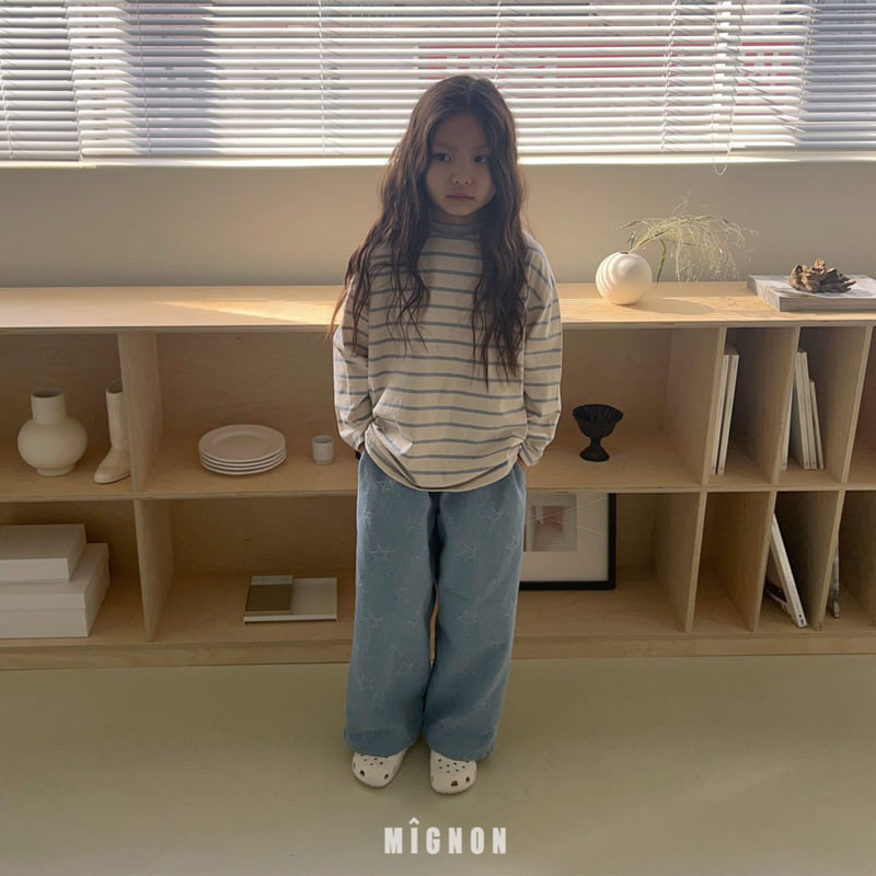 Mignon - Korean Children Fashion - #prettylittlegirls - Star Denim Pants - 12