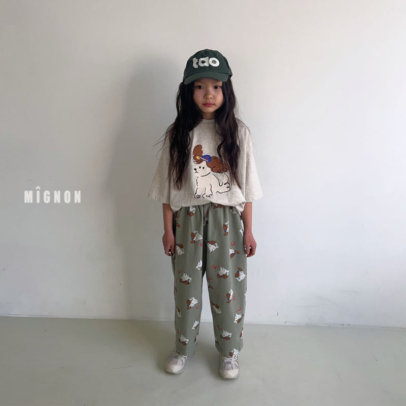 Mignon - Korean Children Fashion - #toddlerclothing - Play Puppy Tee - 11