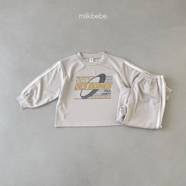 Milk Bebe - Korean Children Fashion - #discoveringself - Track Top Bottom Set - 5