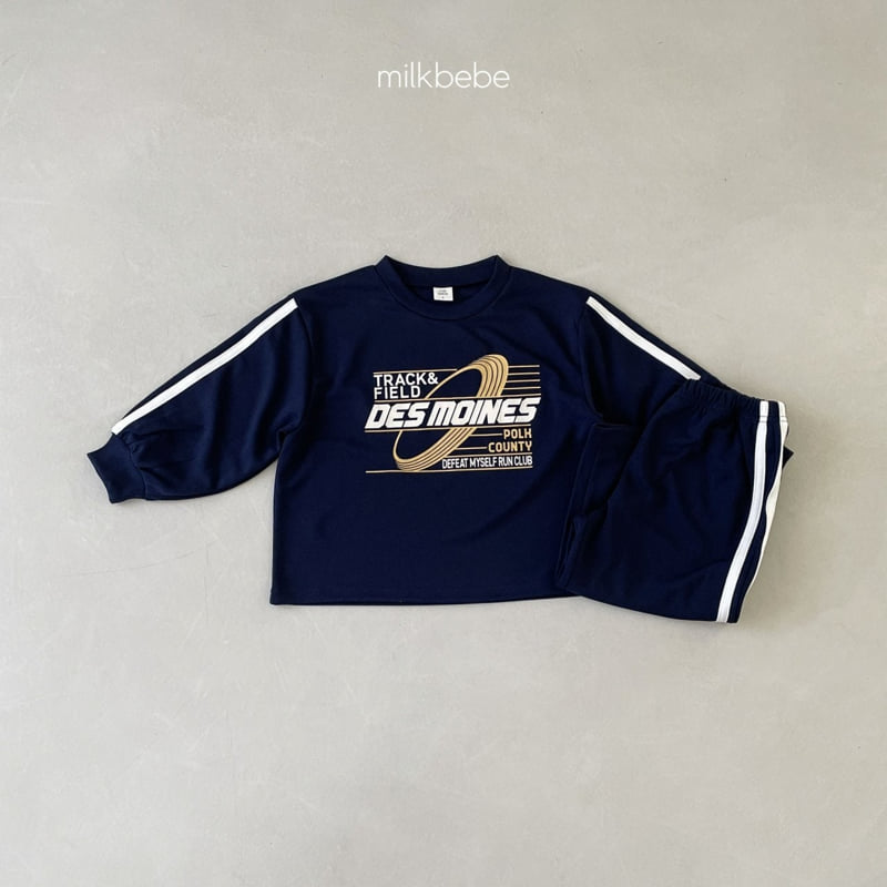 Milk Bebe - Korean Children Fashion - #littlefashionista - Track Top Bottom Set - 11