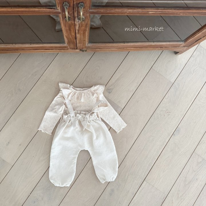 Mimi Market - Korean Baby Fashion - #babyboutiqueclothing - Lanvin Suspenders Pants - 7