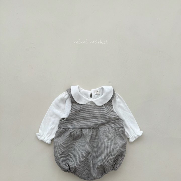 Mimi Market - Korean Baby Fashion - #babyclothing - Gobang Suspender Suit - 3