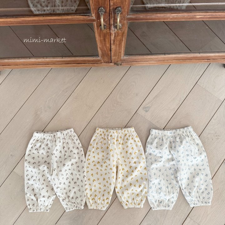 Mimi Market - Korean Baby Fashion - #babyfashion - Heart Pants