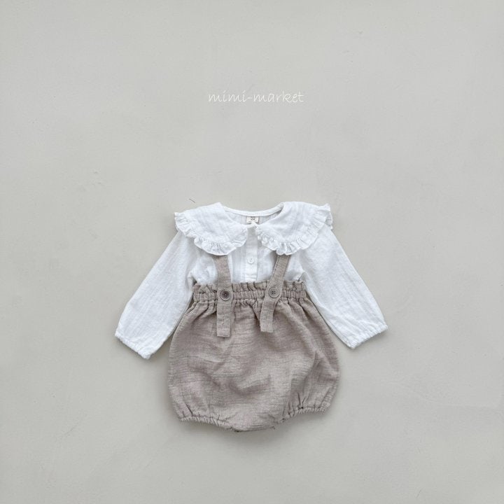 Mimi Market - Korean Baby Fashion - #babyoutfit - Nature Suspenders Pants - 11