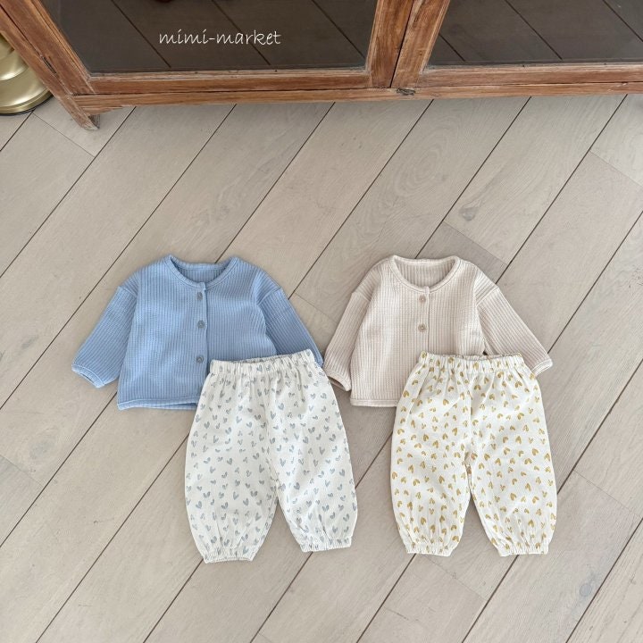 Mimi Market - Korean Baby Fashion - #babyoutfit - Heart Pants - 8