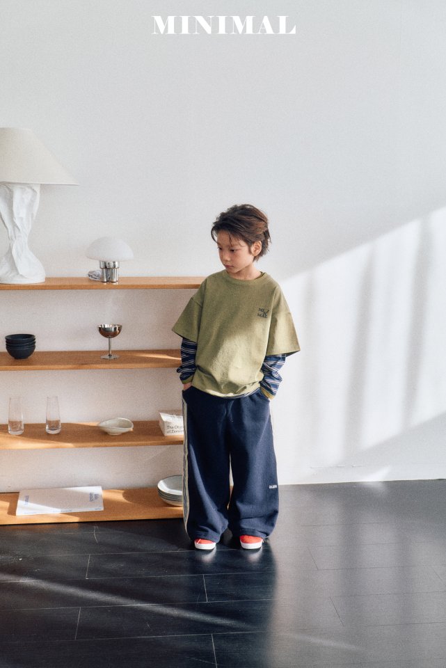 Minimal - Korean Children Fashion - #kidzfashiontrend - Line String Pants - 4