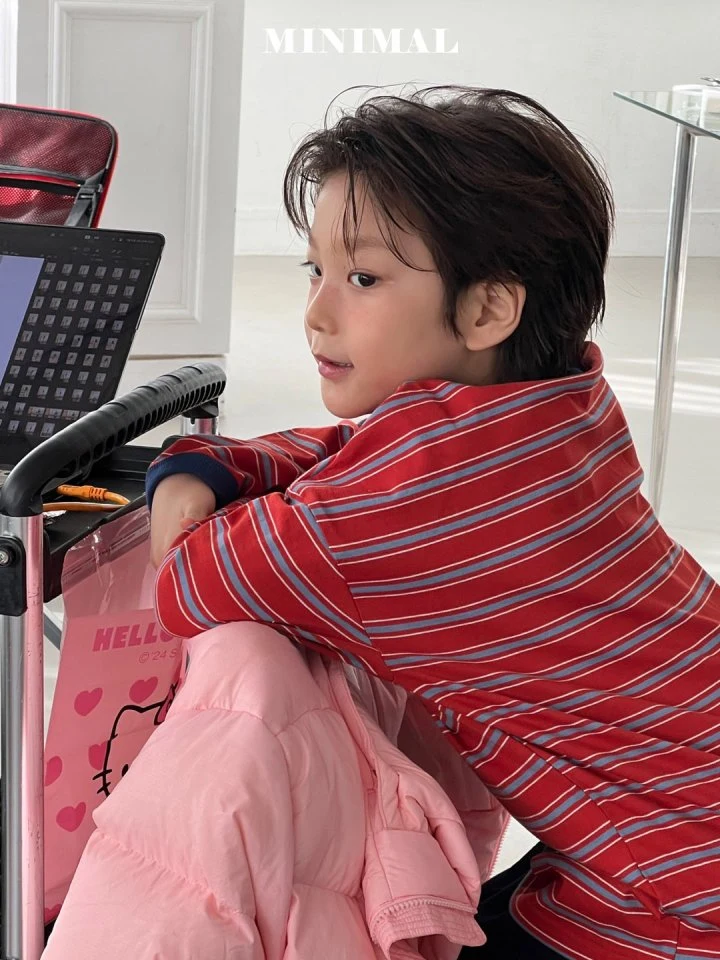 Minimal - Korean Children Fashion - #prettylittlegirls - Urban Stripe Tee - 4