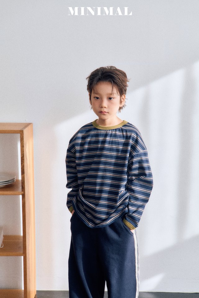 Minimal - Korean Children Fashion - #childofig - Urban Stripe Tee - 5