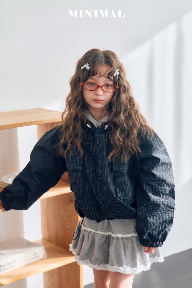 Minimal - Korean Children Fashion - #childrensboutique - Check Wind Jumper - 3