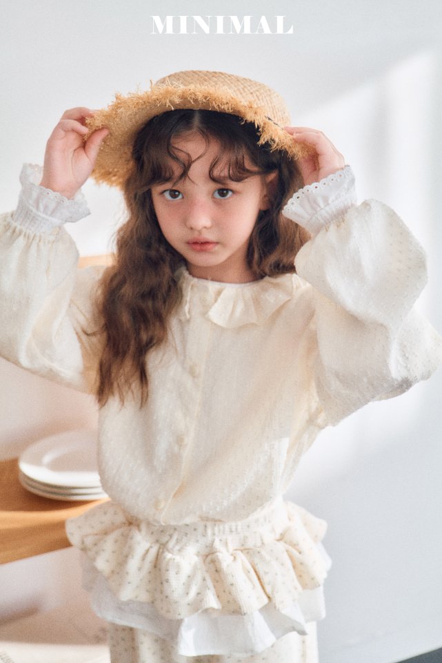 Minimal - Korean Children Fashion - #discoveringself - More Frill Blouse - 8