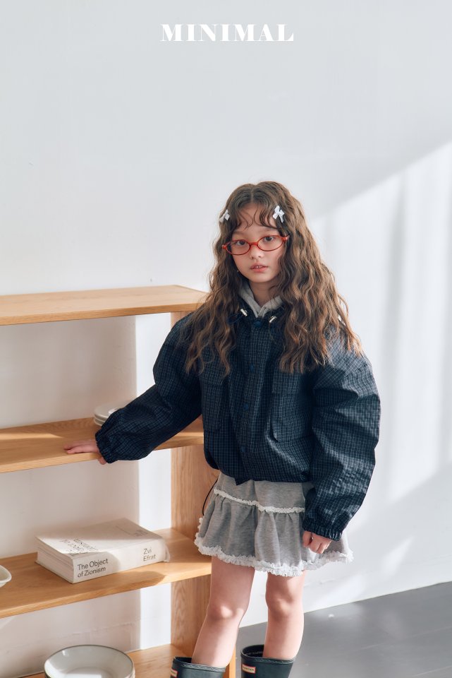 Minimal - Korean Children Fashion - #discoveringself - Check Wind Jumper - 5