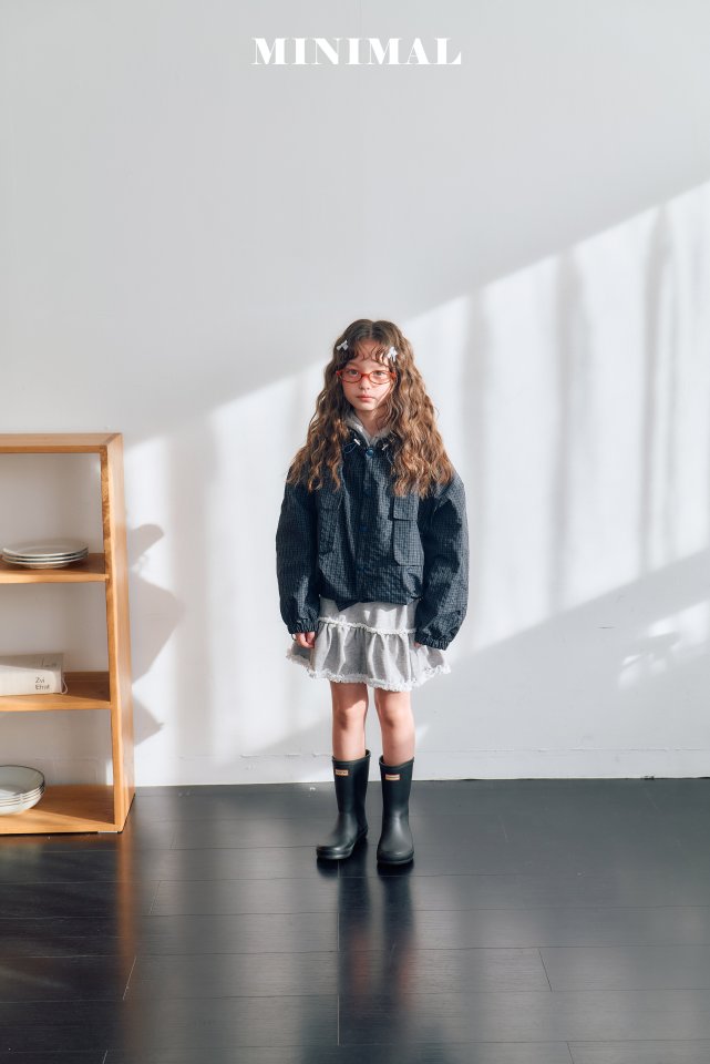 Minimal - Korean Children Fashion - #fashionkids - Check Wind Jumper - 6